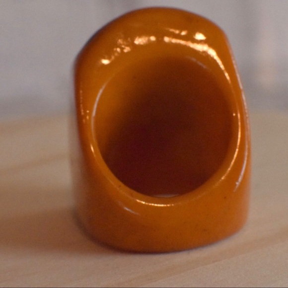 Handmade Ring in Tagua Size 10 Unisex. - Picture 3 of 10